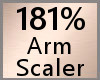 181% Arm Scaler F A