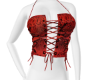 RED SNAKESKIN CORSET