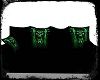 Green/Black skull Couch