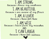 i am strong Poster