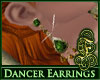 Dancer Earrings Emerald