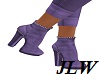 JLW Purple Suede Booties