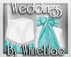 WL~Aqua Wedding SglChair