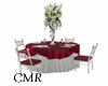 Burgundy Wedding Table