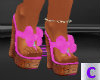 Pink Heart Sandals