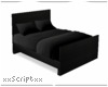 SCR. Black Wood Bed