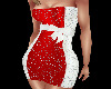 Red & White Mini Dress
