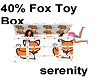 40% Fox Toybox