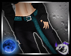 Cargo Pants Teal Belt