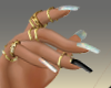 (7K)Opal Nails Rings Set