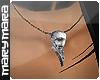 m> Bird Skull Necklace