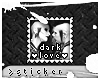 [D Dark Love Stamp