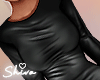$ Leather Dress Black