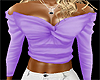 ~F~ Shoulder Top Lilac
