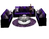 TwoTone Purple Couch Set