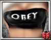 DZG~ Tube Top - Obey