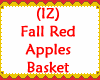 Fall Apples Red Basket