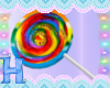 MEW kid rainbow lollipop