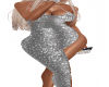 Dress silver diamond