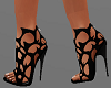 H/Black Lace Heels