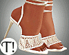 T! Mona White Lace Heels
