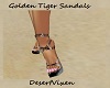 Golden Tiger Sandals