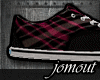 JJ| Pink-Black Vans