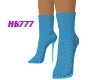 HB777 Lace Ankl Boots Bl