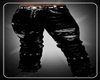 Black Ripped Skull Jeans