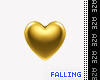 Falling Gold Hearts M