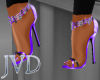 JVD Purple Spike Heels