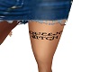 Leg Tattoo Queen 