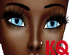 KQ Blue Heart Glam Eyes