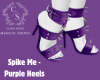 Spike Me - Purple Heels