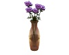 Vase w Purple Roses