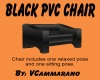 BLACK PVC CHAIR