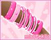 *MT* PINK Bracelets !