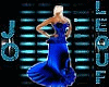 Elegante Blue Dress
