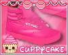 ! Neon Pink Rebook Shoes