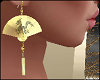 Gold Dragon Earrings
