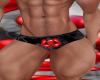 !B!Cherry Lips/Blk Brief