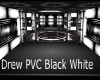 Drew PVC Black White