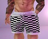 checkered shorts