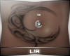 L!A belly moon tat