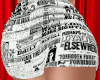 White News Paper Mini
