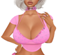 PinkfloralPrintBikiniT