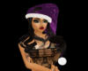 ! ! Purple Santa Hat