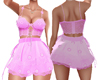 Pink Angel Corset Set