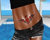 (SS) Rose belly tattoo