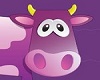 cadre vache purple